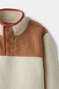 Colour Block Popover Sherpa White 3-4Y