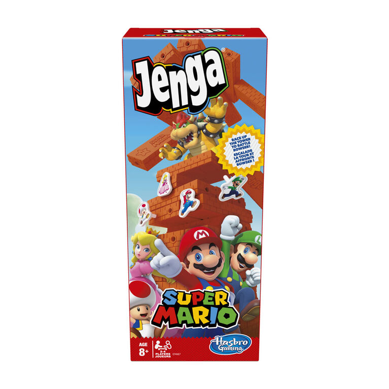 Jenga : édition Super Mario, blocs à empiler en tour