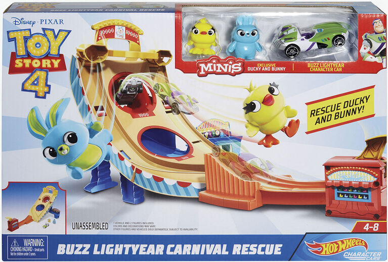 Hot Wheels Disney Pixar Toy Story Buzz Lightyear Carnival Rescue English Edition Toys R Us Canada