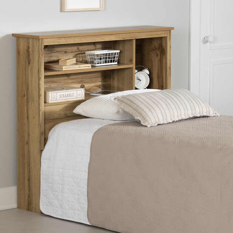 Tassio Twin Bookcase Headboard NordikOak