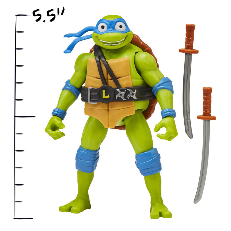 Teenage Mutant Ninja Turtles: Mutant Mayhem Leonardo Deluxe Ninja Shouts  Figure