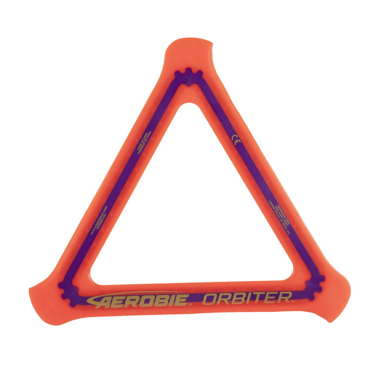Aerobie Orbiter Boomerang - Jouet d'extérieur qui revient tout seul - Orange