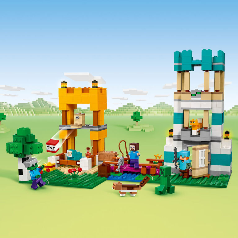 LEGO Minecraft La boîte de fabrication 4.0 21249 ; Ensemble de jeu de construction (605 pièces)