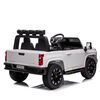 KidsVip 24V Chevrolet Silverado Ride on Truck W/RC- White - English Edition