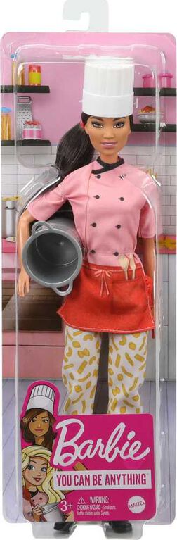 Barbie Pasta Chef Brunette Doll (12-in/30.40-cm) and Accessories