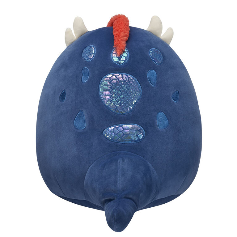 Squishmallows 12" Plush - Cian the Navy Basilisk with Coral Belly