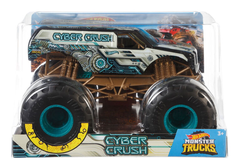 Hot Wheels Monster Trucks Cyber Crush Vehicle