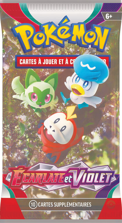 Booster et protège-cartes Écarlate et Violet Pokémon - Édition française