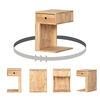 Sweedi 1-Drawer Nightstand Natural Wood