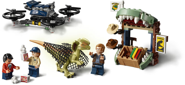 LEGO Jurassic World Dilophosaure en liberté 75934