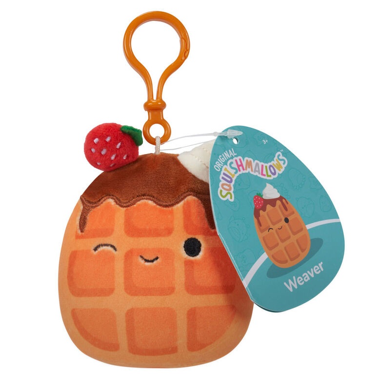Squishmallows 3.5" Clip On - Weaver Waffle