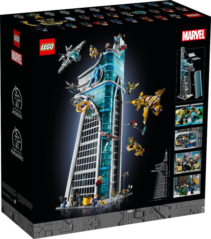 LEGO Marvel La tour des Avengers 76269 Ensemble de construction (5 201 pièces)