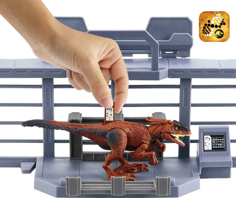 Chaos à l'avant-poste Jurassic World: Dominion, coffret de jeu de construction et de destruction