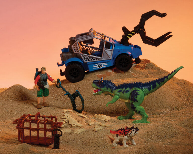 Animal Planet - Dinosaur Encounter Playset - Carnotaurus Set - R Exclusive