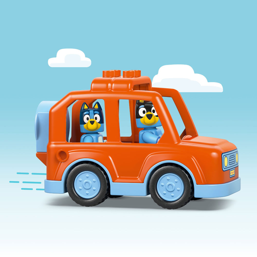 LEGO DUPLO Bluey Ice Cream Trip with Bluey Toddler Toy - Sensory Toy For Kids Ages 2+ - 10458