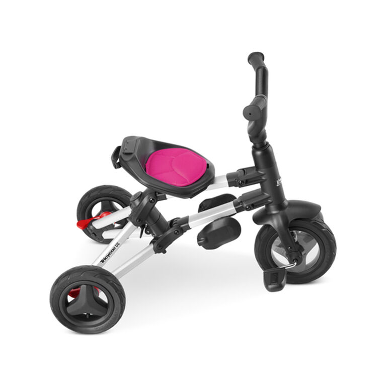 Joovy Tricycoo UL Kids Tricycle, Lightweight Compact Fold - PinkCrush