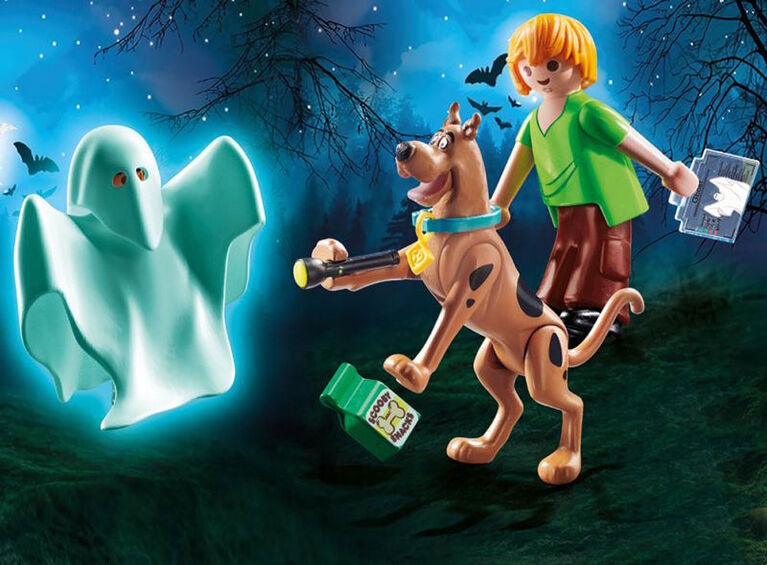 Playmobil Scooby Doo Scooby & Shaggy W/ Ghost 70287