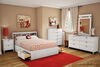 South Shore Barras Full Storage Bed - Pure White