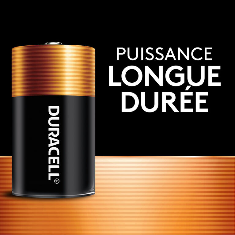 Duracell CopperTop D Alkaline Batteries - 4 count