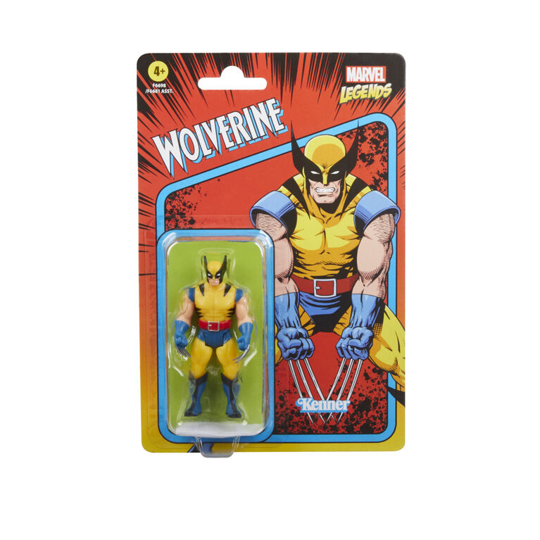 Marvel Legends Series Retro 375 Collection Wolverine Action Figures 3.75 Inch