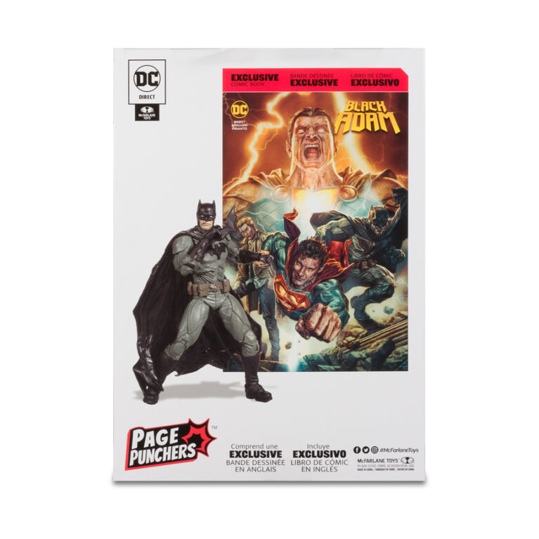 DC Direct - 7 Inch Figurine with Comic - Black Adam Comic - Batman Figurine  | Toys R Us Canada