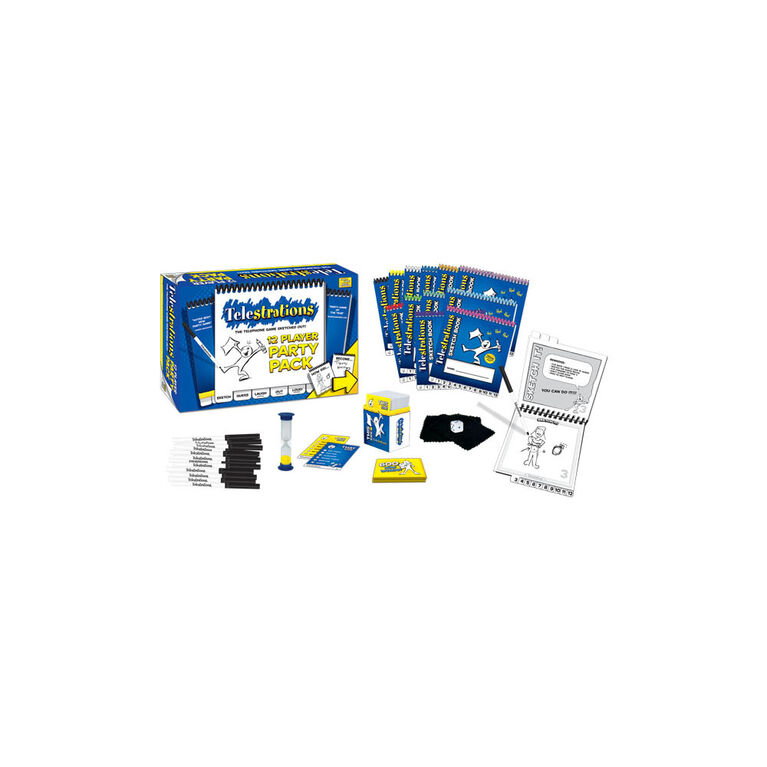 USAopoly Telestrations 12 Player: The Party Pack - English Edition