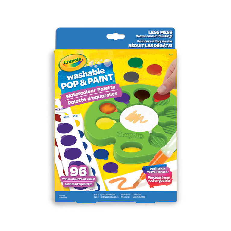 Pop Paint Washable Watercolour Palette