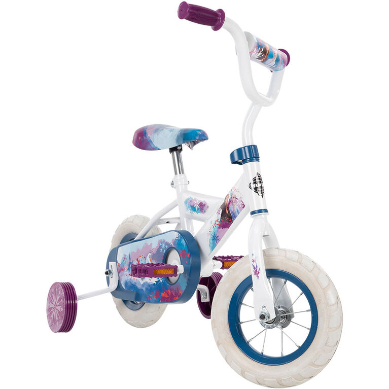 Disney La Reine des Neiges Vélo Enfant, Blanc/Bleu, 10 : : Sports  et Loisirs