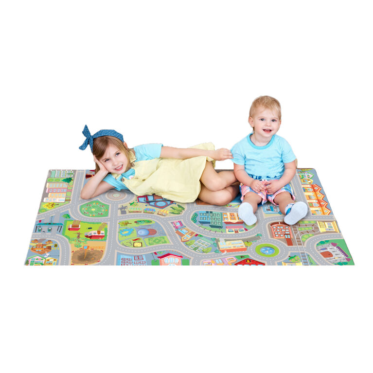 Achoka - Tapis De Jeu Avec Voitures