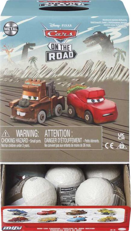 Disney Pixar Cars On the Road Dino Egg Cruisers Assortment