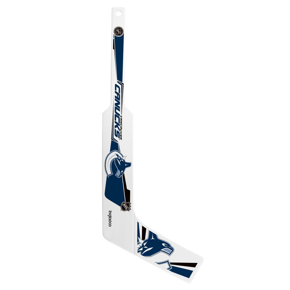 NHL Vancouver Canucks white 20 inch mini plastic goalie stick