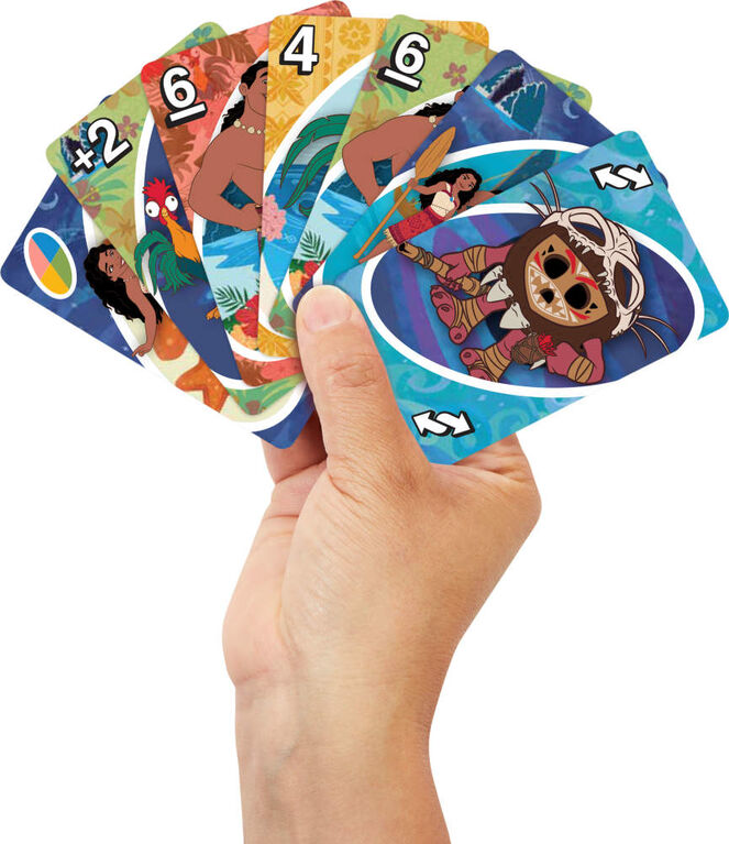 UNO Disney Moana 2 Card Game for Kids & Family Night