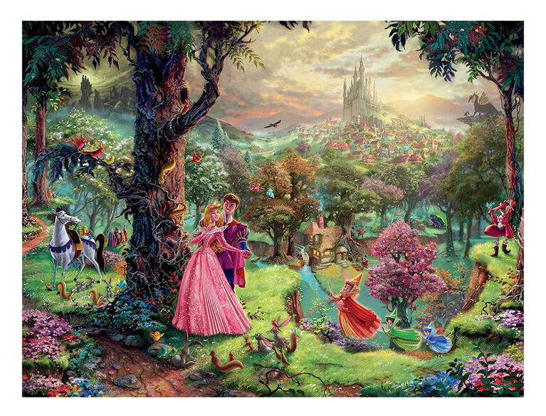 Ceaco Thomas Kinkade Disney 1500-Piece Puzzle Sleeping Beauty