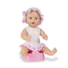 Melissa & Doug - Mine to Love Annie 12-Inch Drink and Wet Poseable Baby Doll With Potty, Bottle, Pacifier, Diaper, Dress