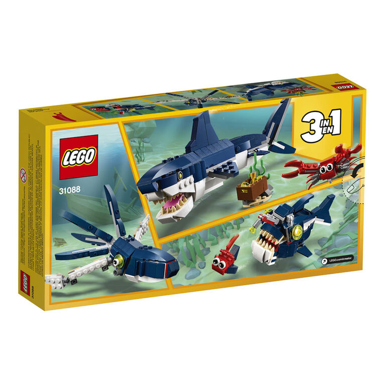 Les créatures marines LEGO Creator 31088 (230 pièces)