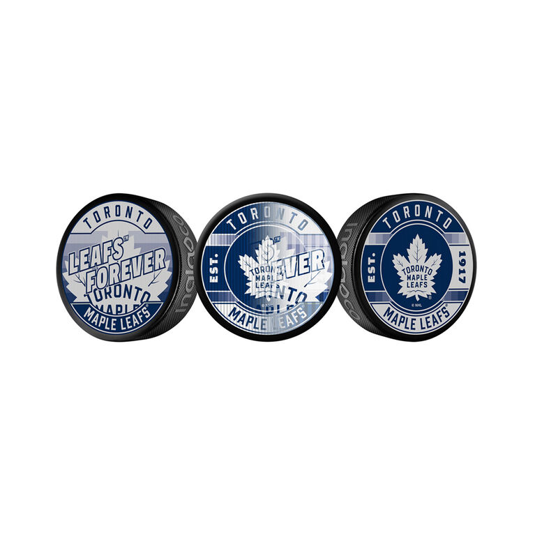 NHL Toronto Maple Leafs lenticular design puck