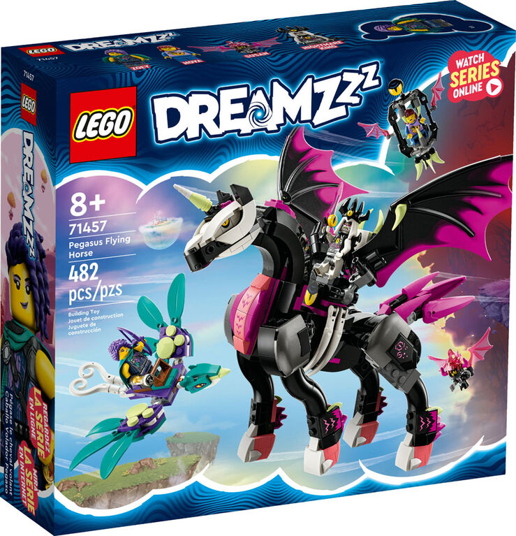 LEGO DREAMZzz Pegasus Flying Horse 71457 Building Toy Set (482 Pieces)