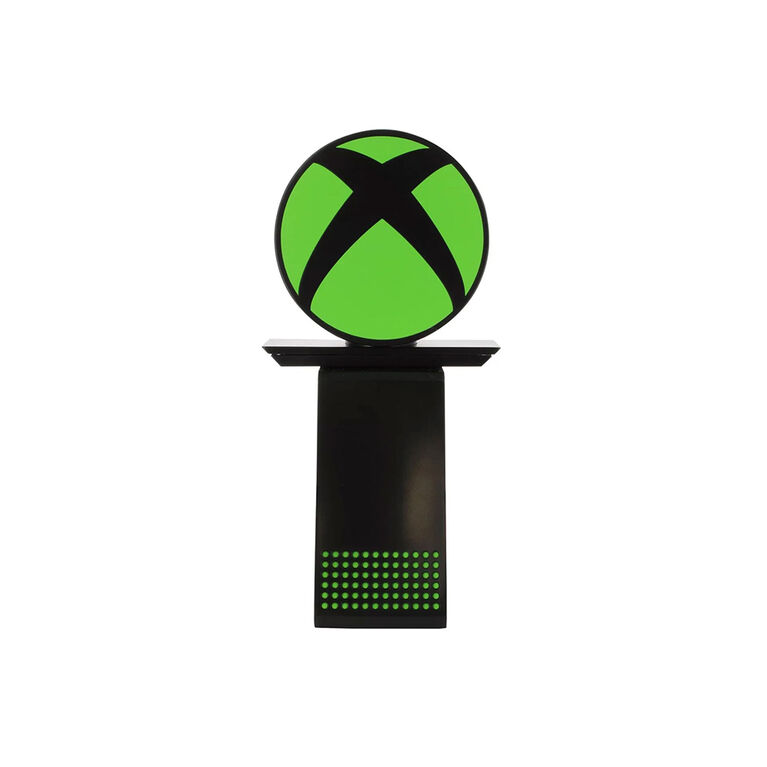 Exquisite Gaming Microsoft: Xbox Cable Guy Ikon éclairant, support de chargement pour téléphone et appareils