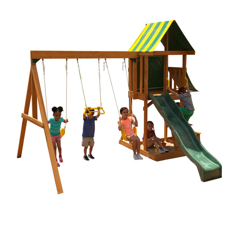 KidKraft Spring Meadow Wooden Swing Set