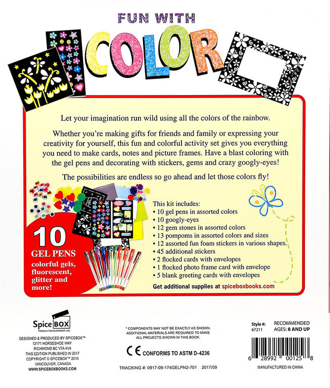 SpiceBox Children's Activity Kits Fun With Color - English Edition