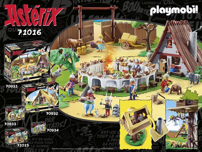 Astérix: Cacofonix with treehouse