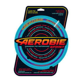 Aerobie Sprint Ring Outdoor Flying Disc - 10 Inches - Blue