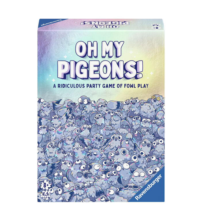 Ravensburger 22893- Pigeons EN- The pigeon party gamel - Card game and party game for 2-5 people - English Edition