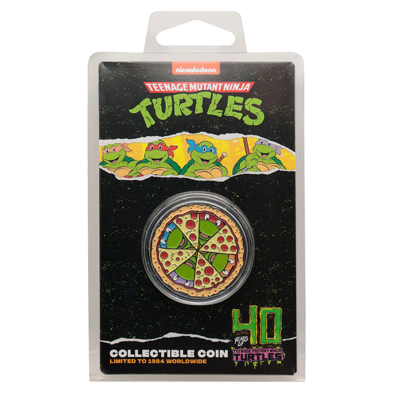 Pi&egrave;ce de collection &Eacute;dition Limit&eacute;e des Tortues Ninja Ados Mutantes - 40e Anniversaire