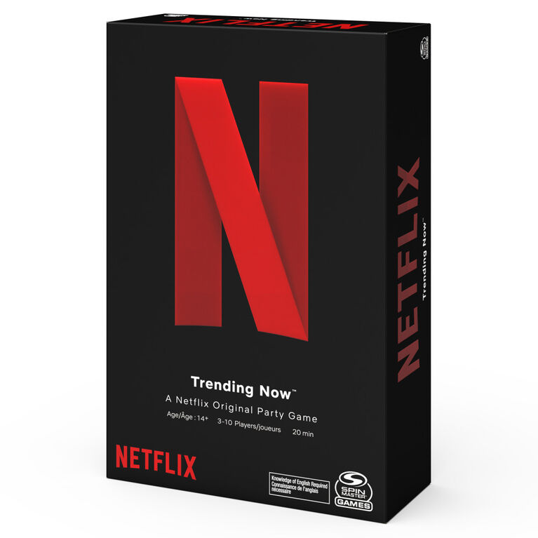 Netflix Trending Now Game, A Netflix Original Party Card Game