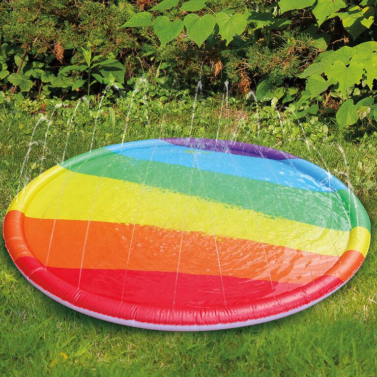 Rainbow Sprinkler Pad