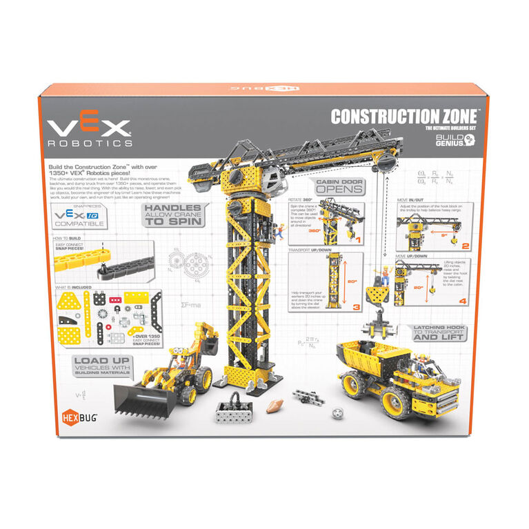 VEX, Zone de construction, Grue