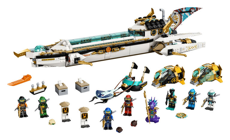 LEGO Ninjago Le QG aquatique des ninjas 71756 (1159 pièces)