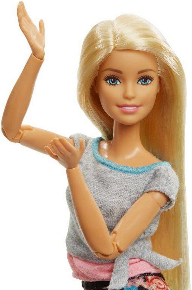 Barbie Made to Move Doll Blonde Hair