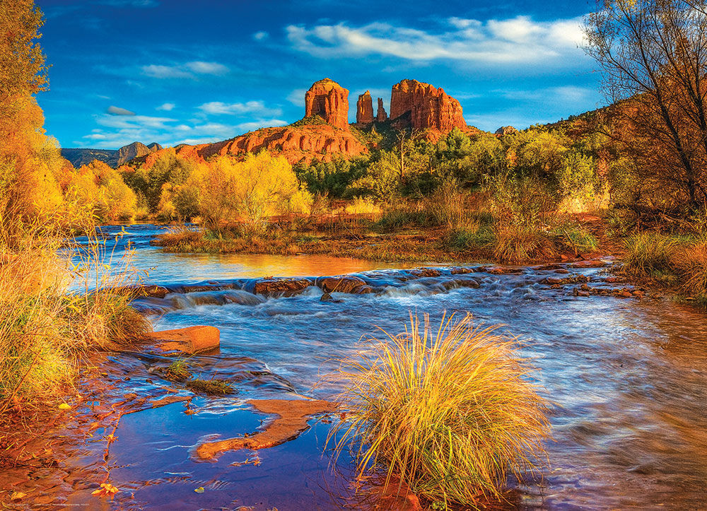 Eurographics HDR Red Rock Crossing, AZ 1000 Piece Puzzle